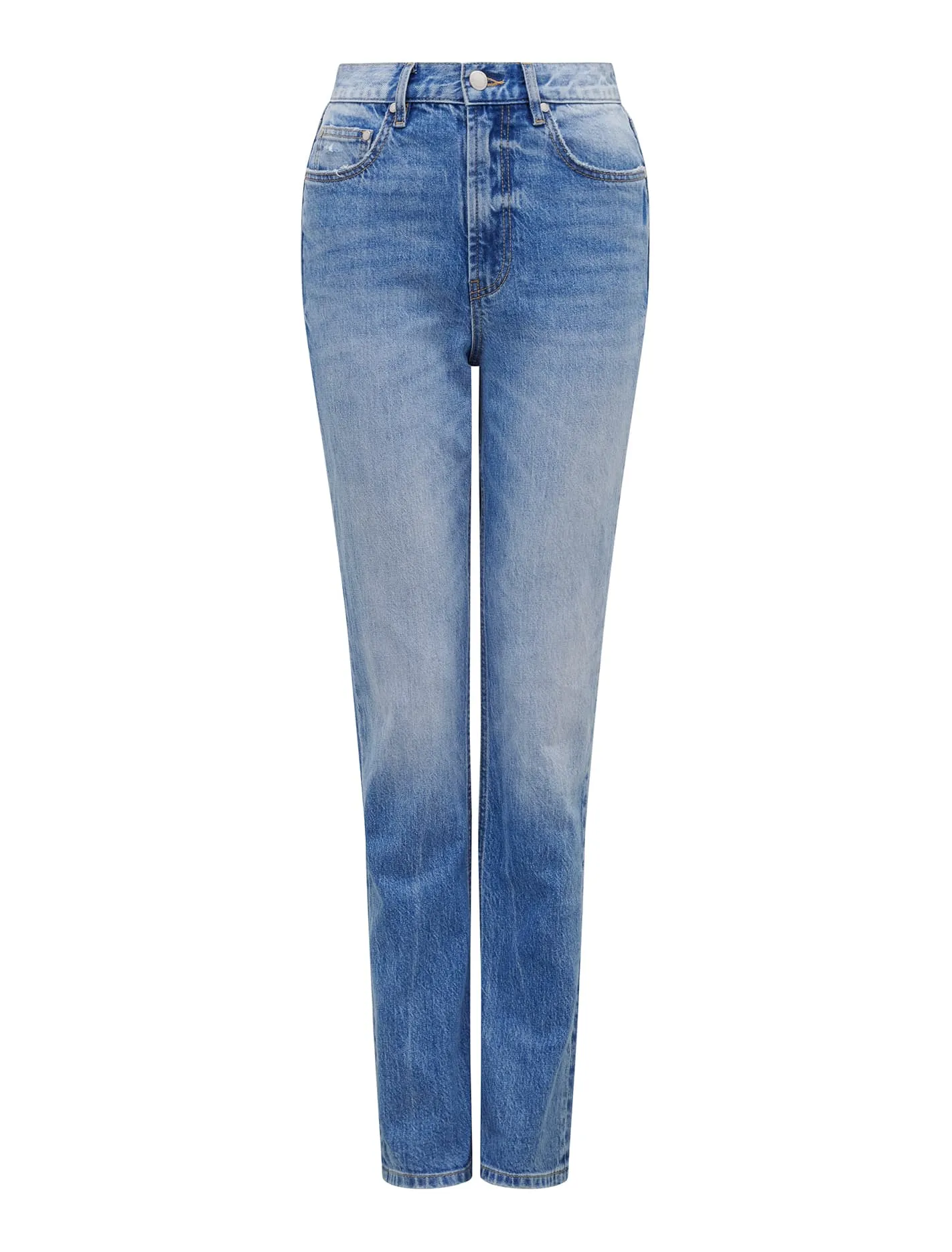 Rebecca High Rise Straight Jeans