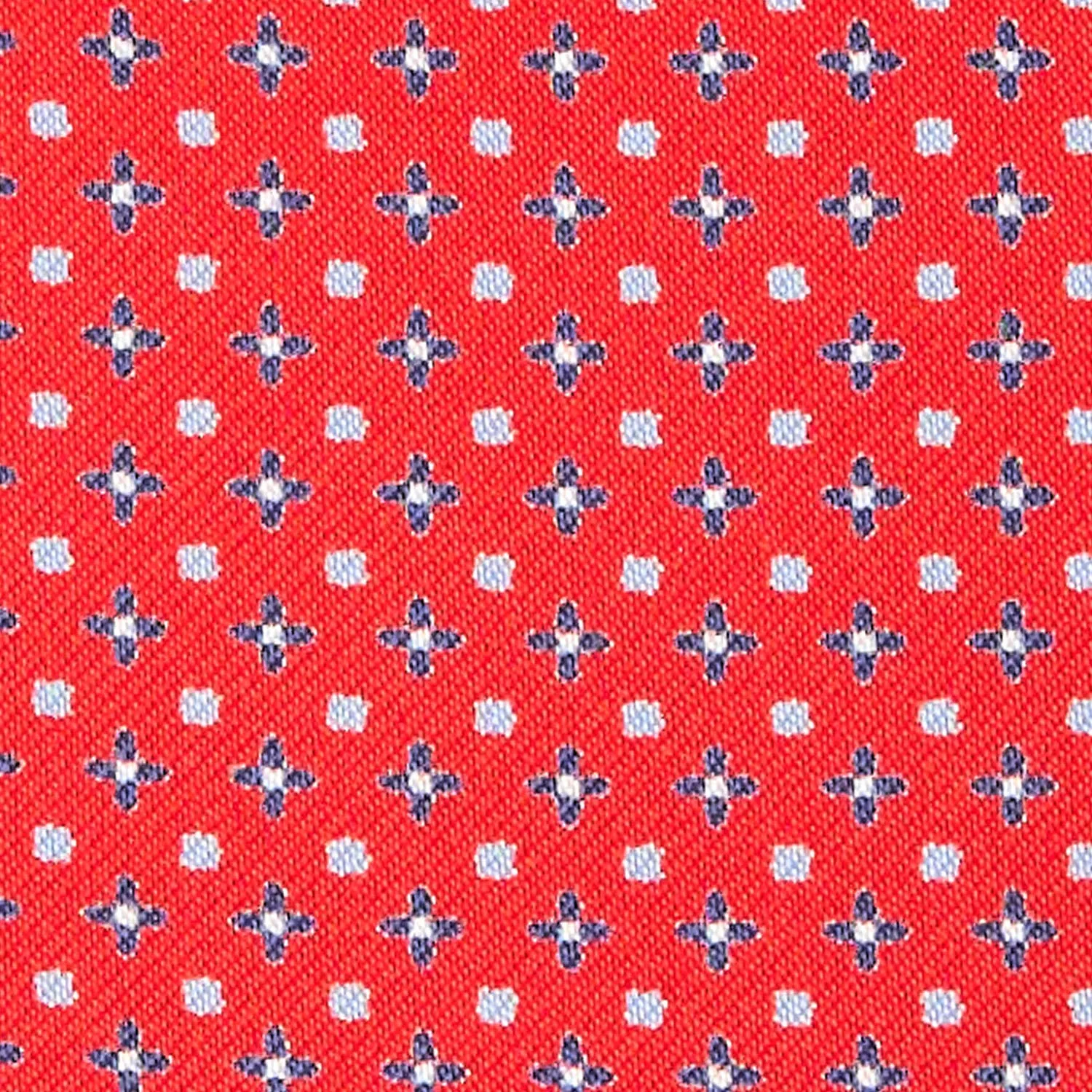 RED SILK ASCOT TIE