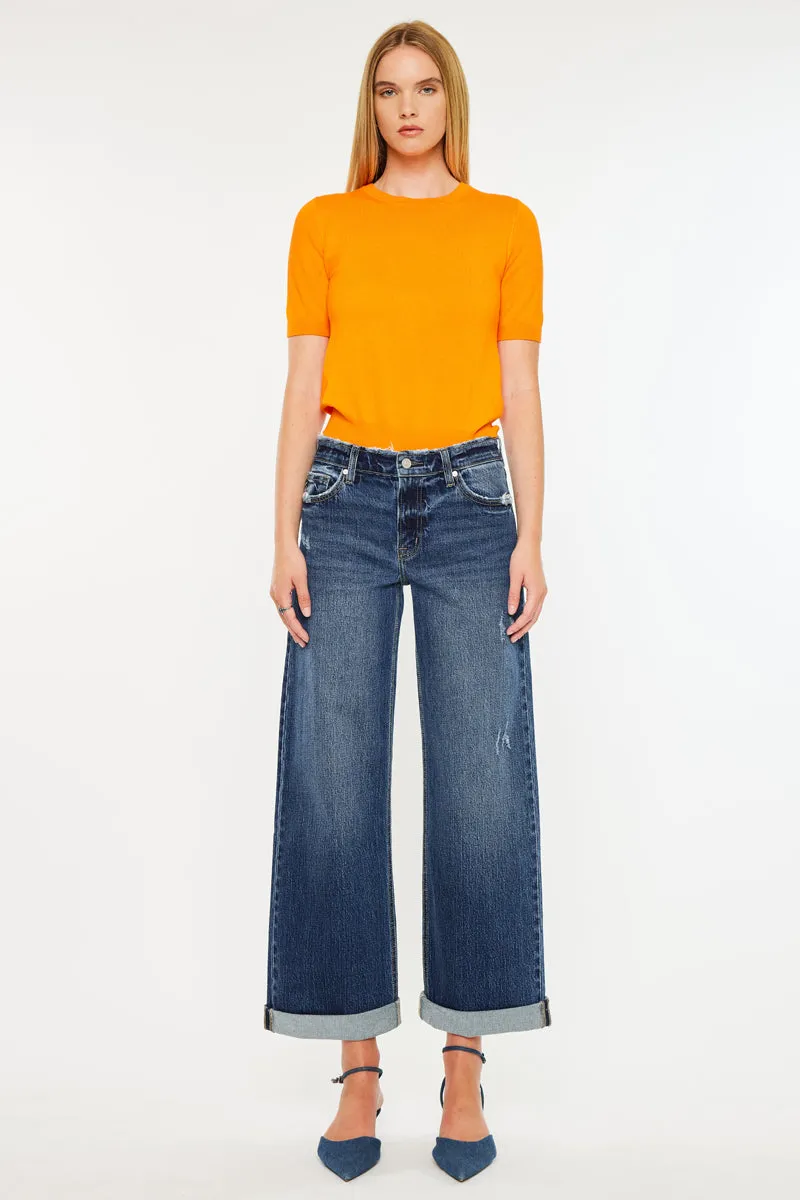 Rosie High Rise Wide Leg Jeans
