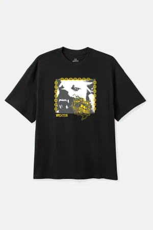 Secure S/S Standard T-Shirt - Black Worn Wash