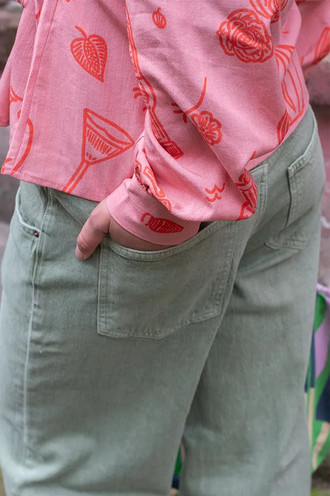 Seventy   Mochi Gracie Vintage Moss Jeans