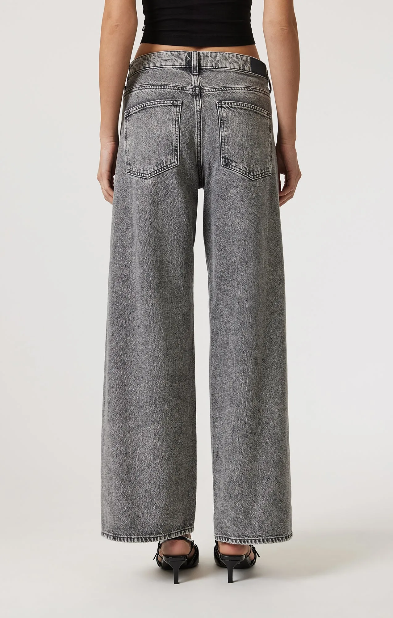 SIENA WIDE LEG IN LIGHT SMOKE DENIM