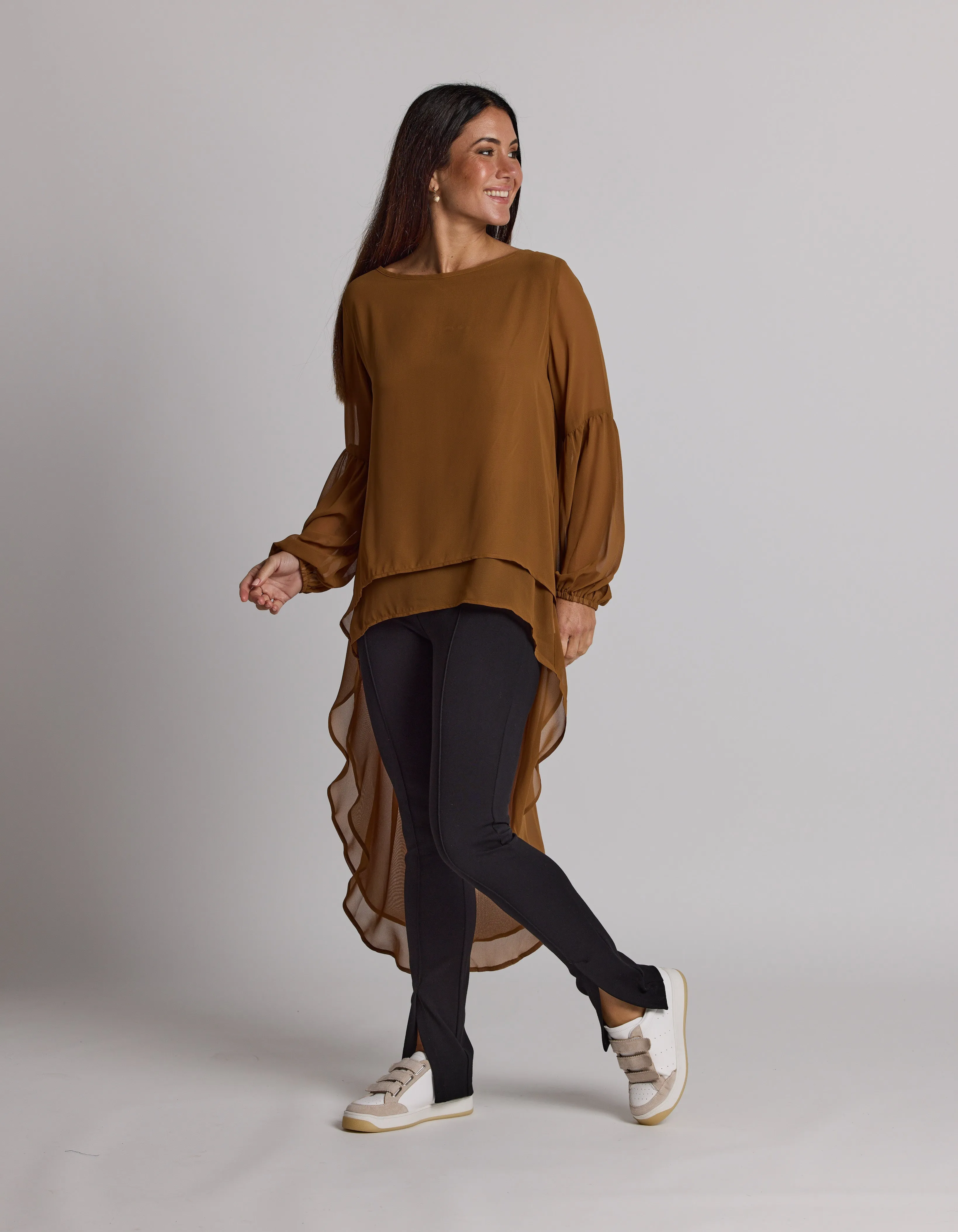 Stella   Gemma Saratoga Top Coffee