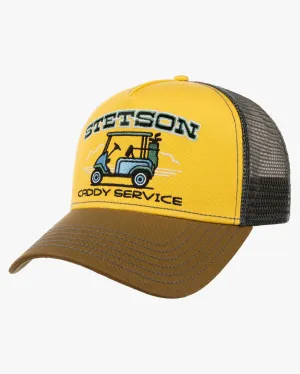 Stetson Golf Caddy Service Trucker Cap - Brown / Yellow