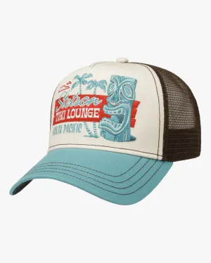Stetson Tiki Lounge Trucker Cap - Turquoise / Sand