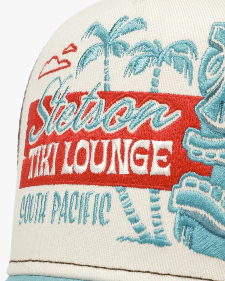Stetson Tiki Lounge Trucker Cap - Turquoise / Sand