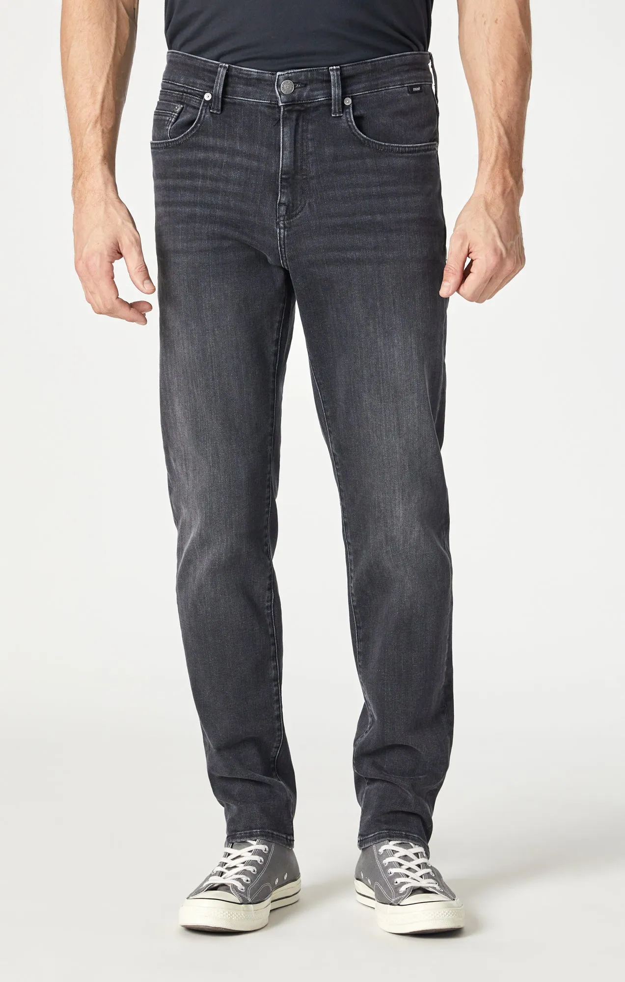 STEVE ATHLETIC FIT JEANS IN DARK SMOKE ORGANIC VINTAGE