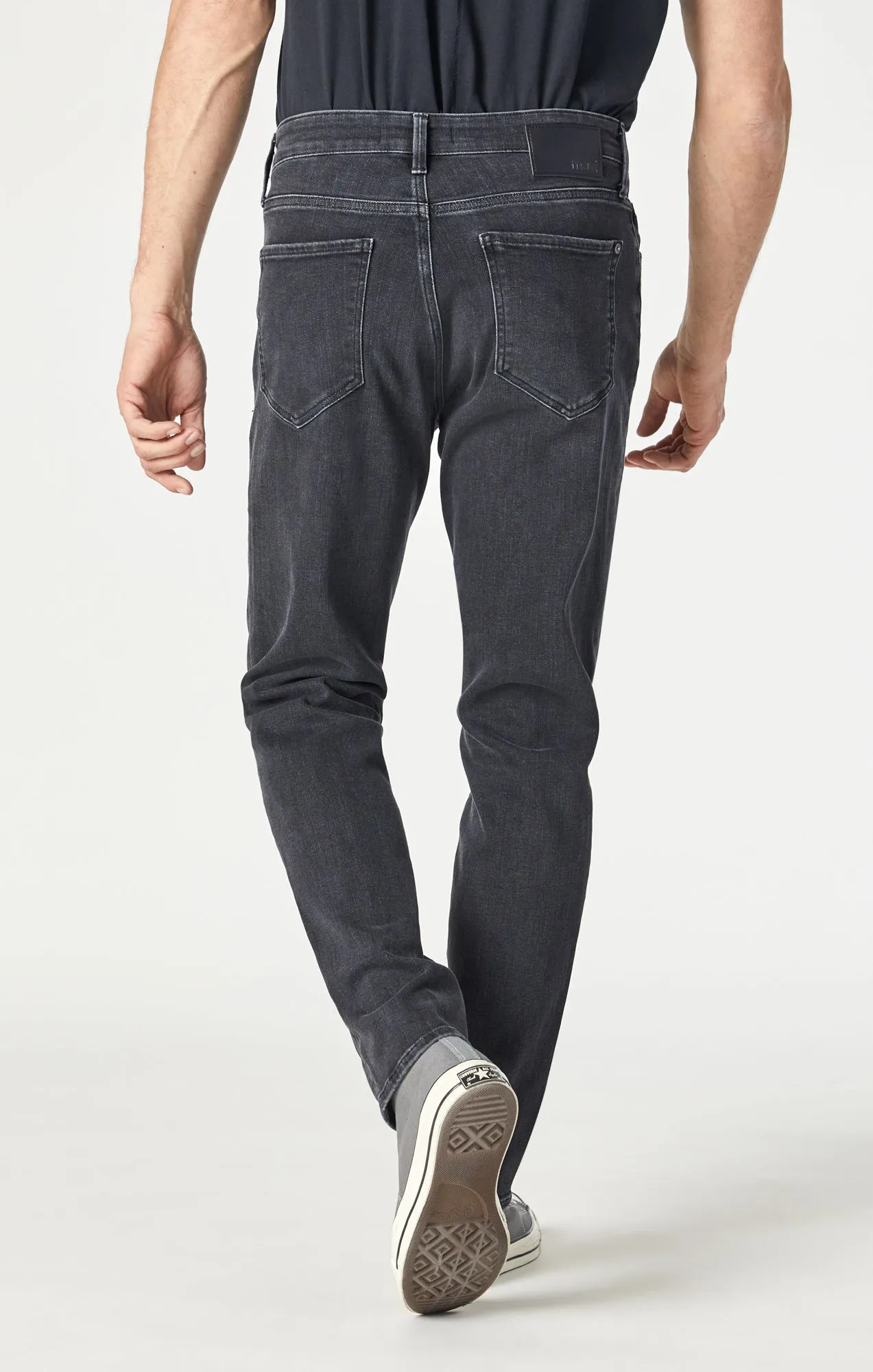 STEVE ATHLETIC FIT JEANS IN DARK SMOKE ORGANIC VINTAGE