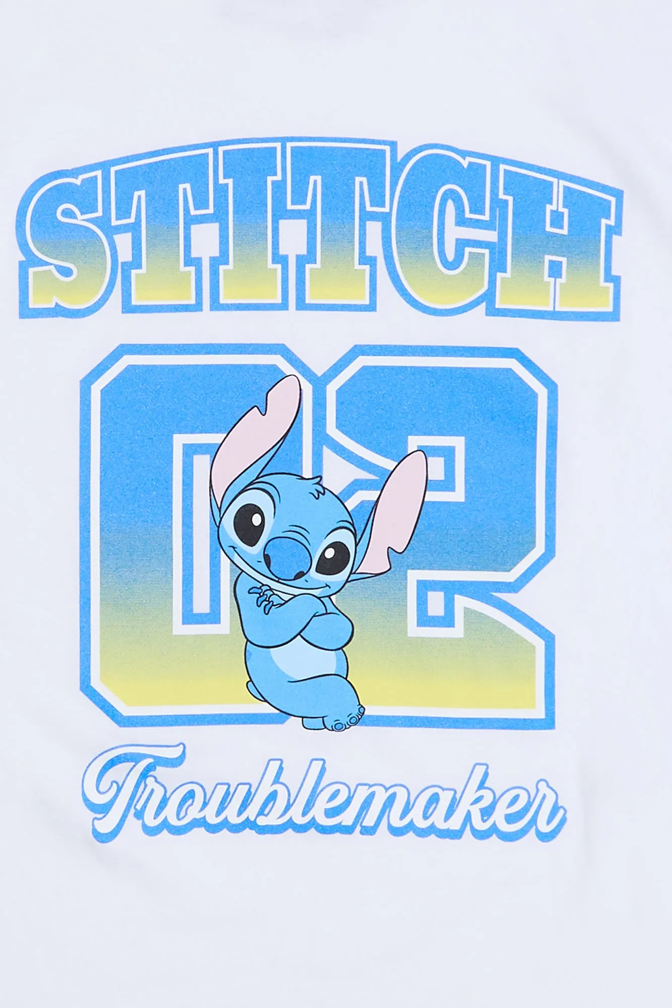 Stitch 02 Troublemaker Graphic Relaxed Tee