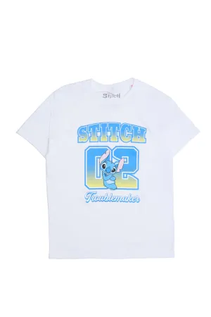 Stitch 02 Troublemaker Graphic Relaxed Tee