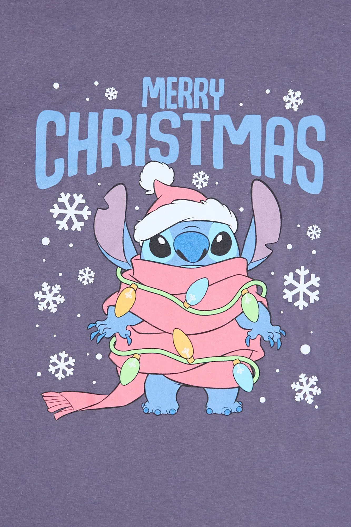 Stitch Merry Christmas Graphic Relaxed Tee