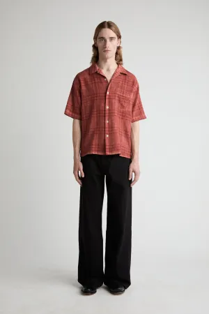Stone Red Check Loose