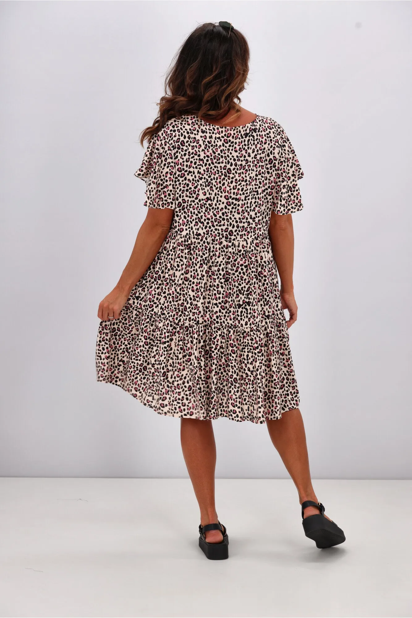 Sunday Boho Lillian Dress Leopard