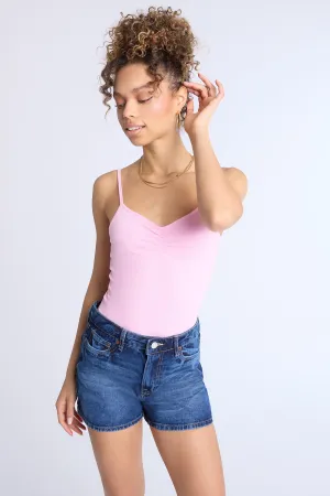 Super High Rise Relaxed Denim Shorts