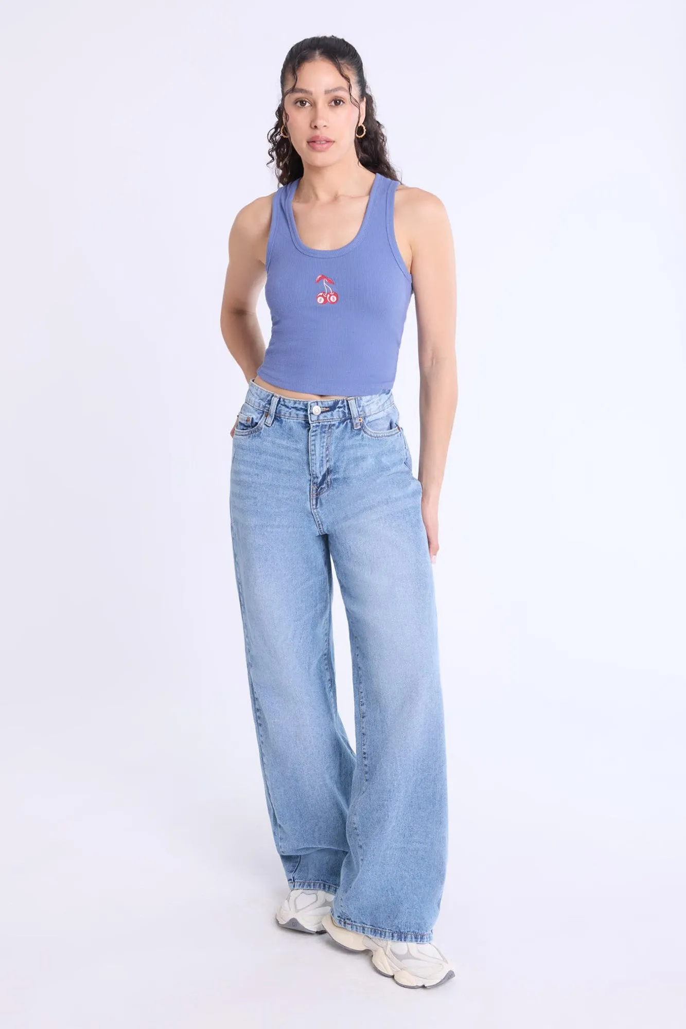 Super High Rise Wide Leg Jeans