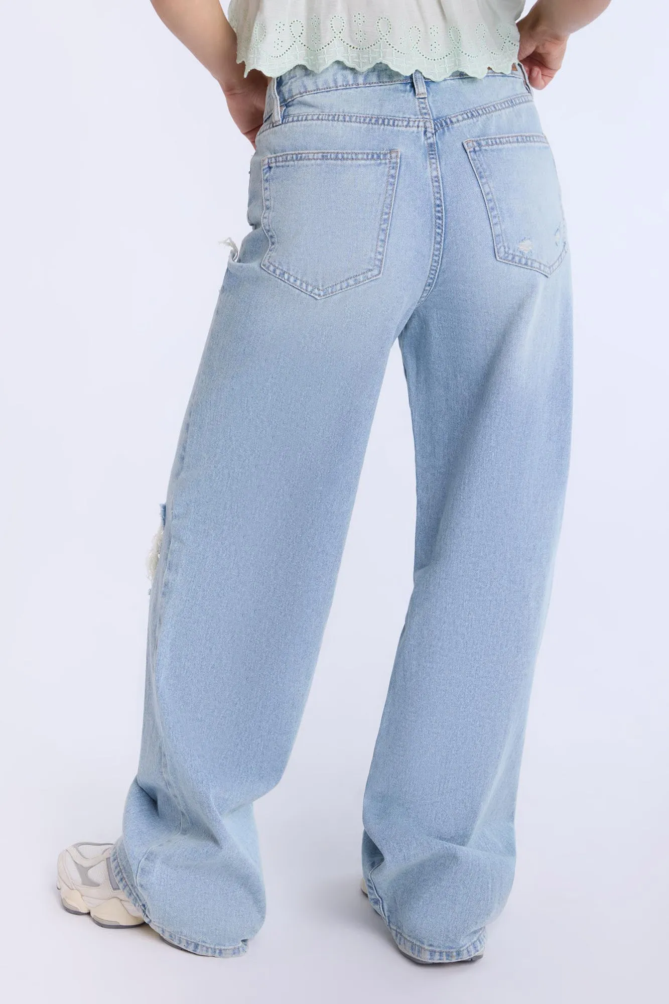 Super High Rise Wide Leg Jeans