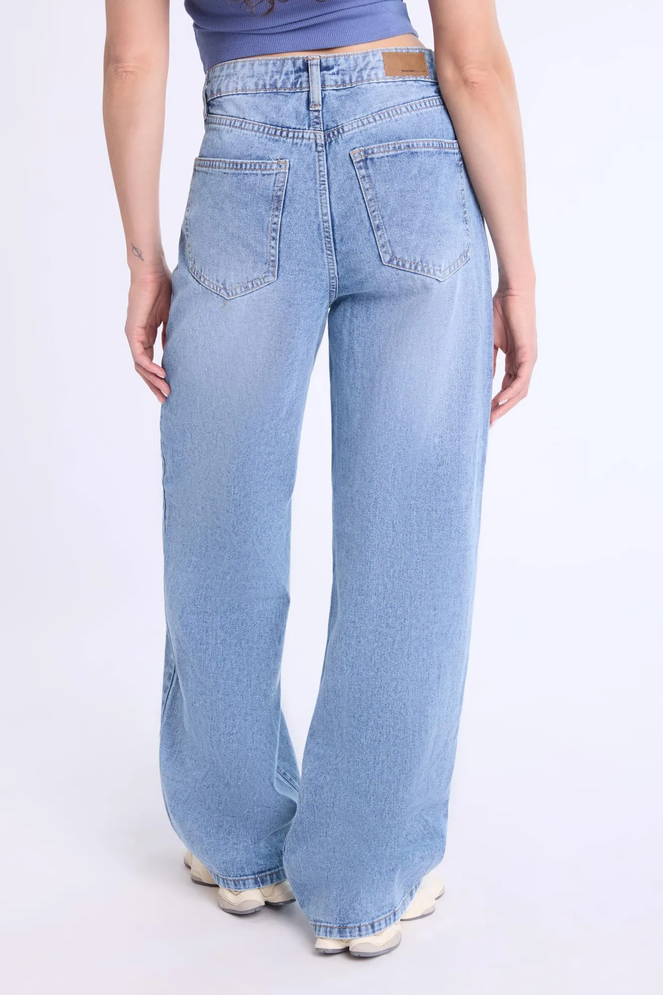 Super High Rise Wide Leg Jeans