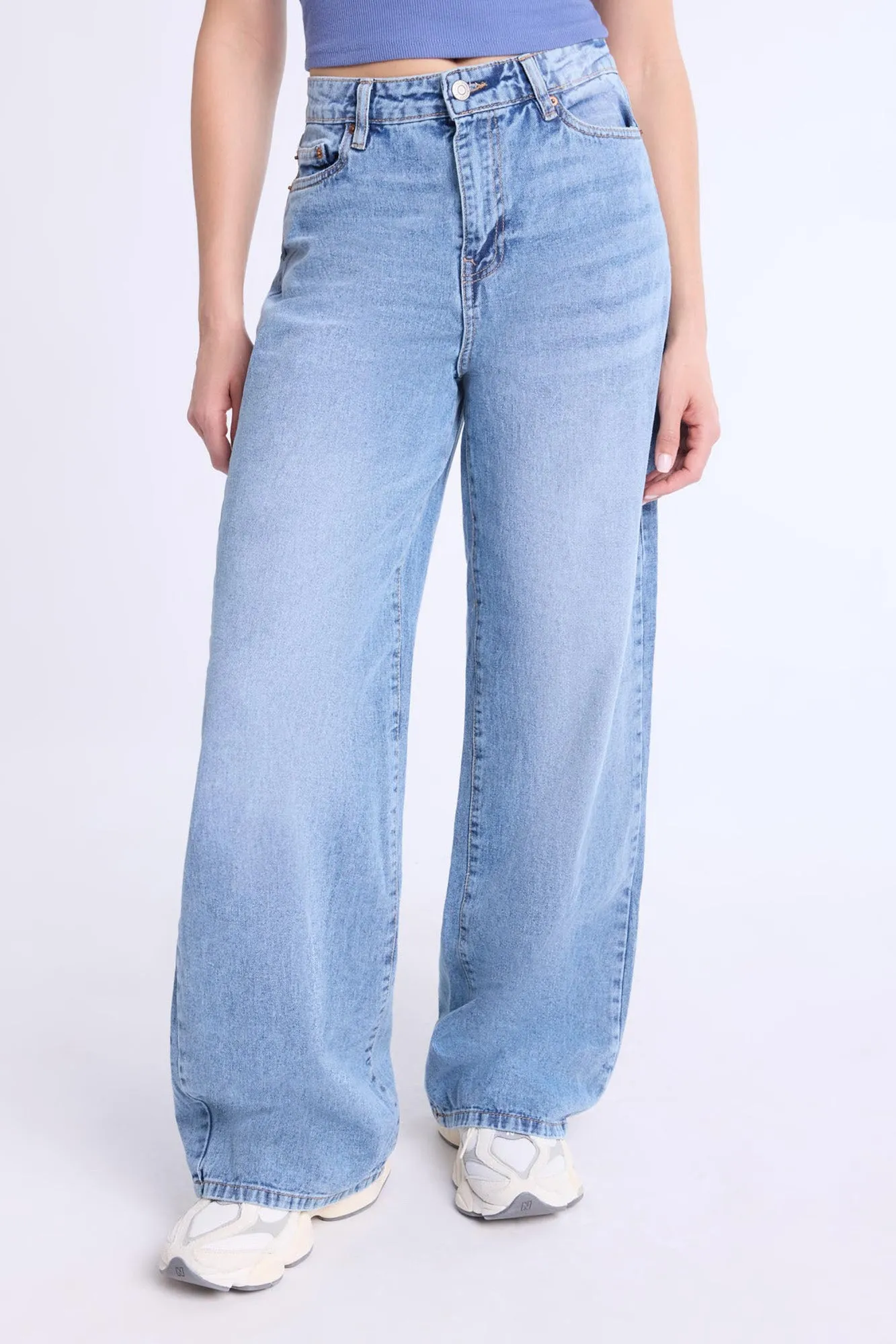Super High Rise Wide Leg Jeans