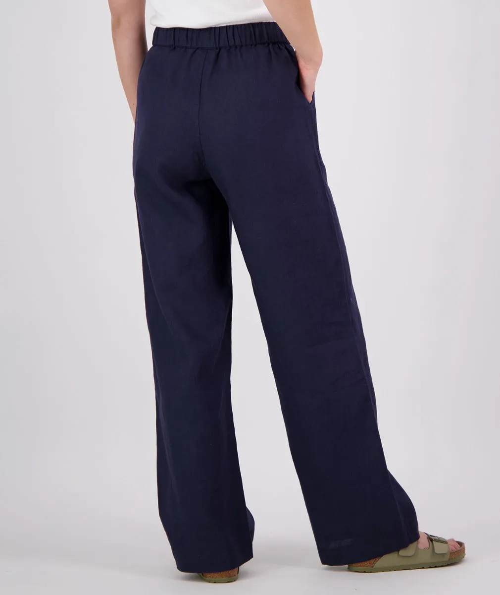 Swanndri Seascape V2 Linen Pant Navy