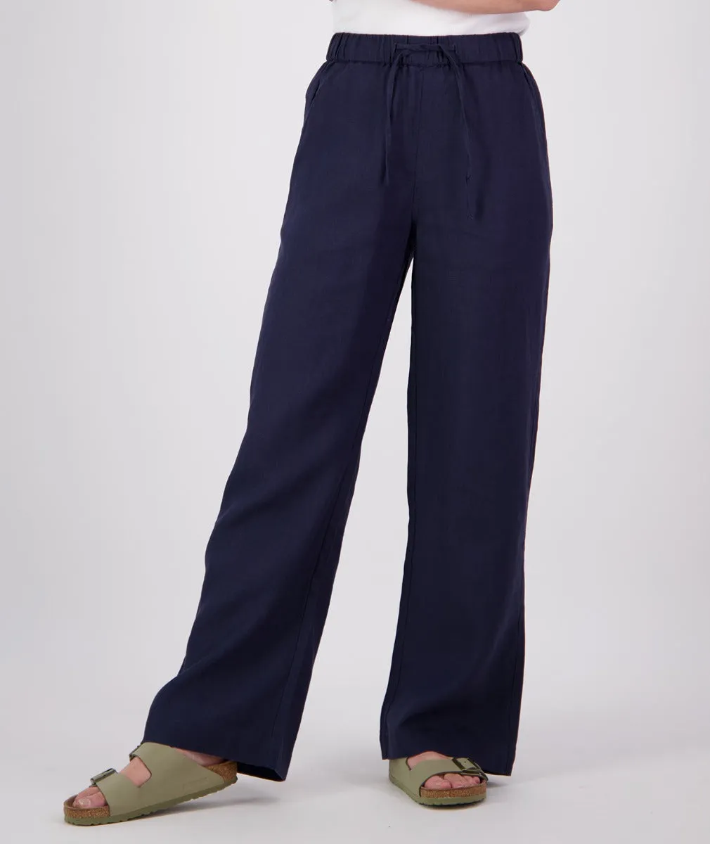 Swanndri Seascape V2 Linen Pant Navy