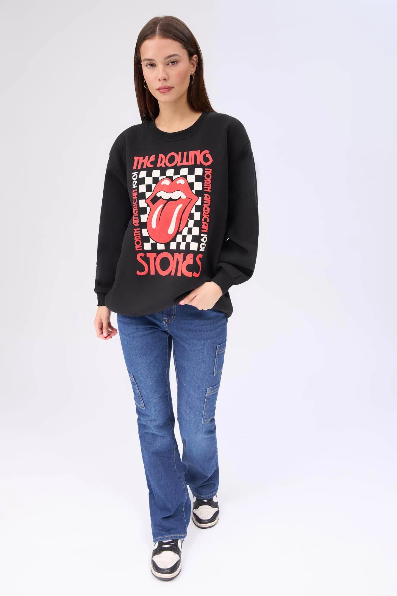The Rolling Stones Graphic Crew Neck Sweatshirt