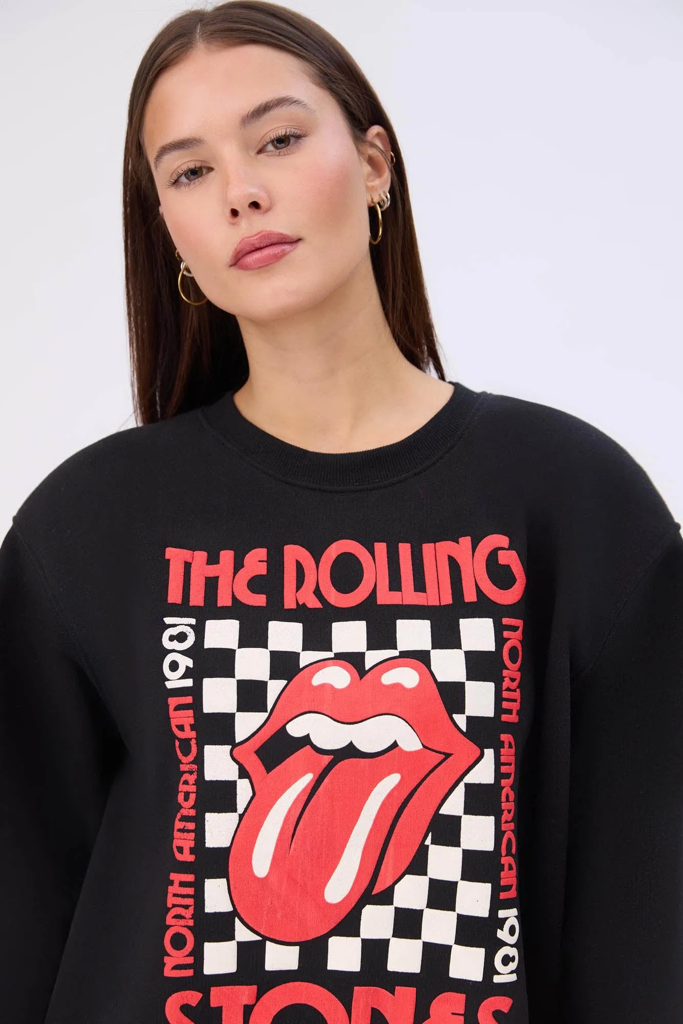 The Rolling Stones Graphic Crew Neck Sweatshirt