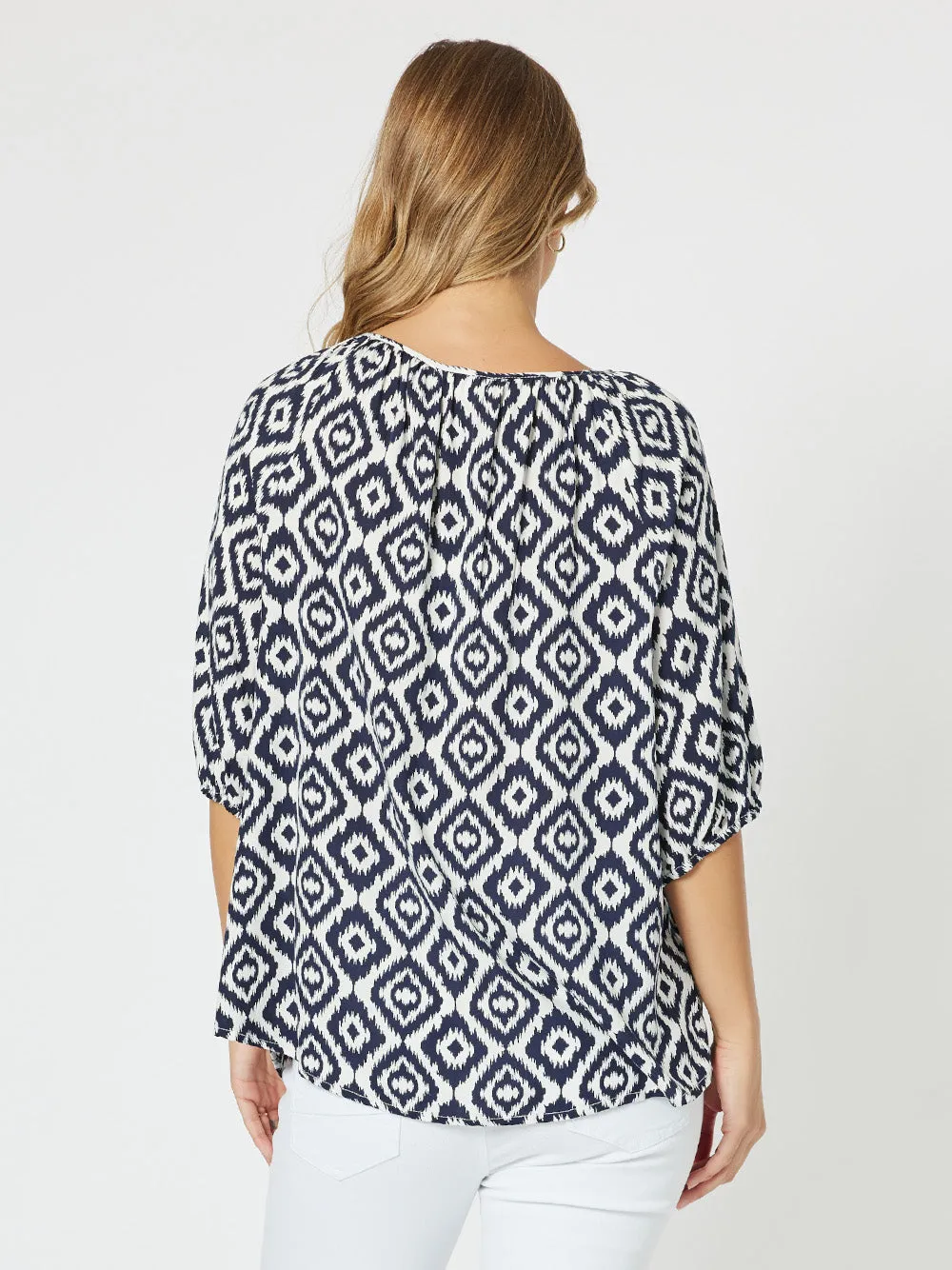 Threadz Diamond Tunic Marine