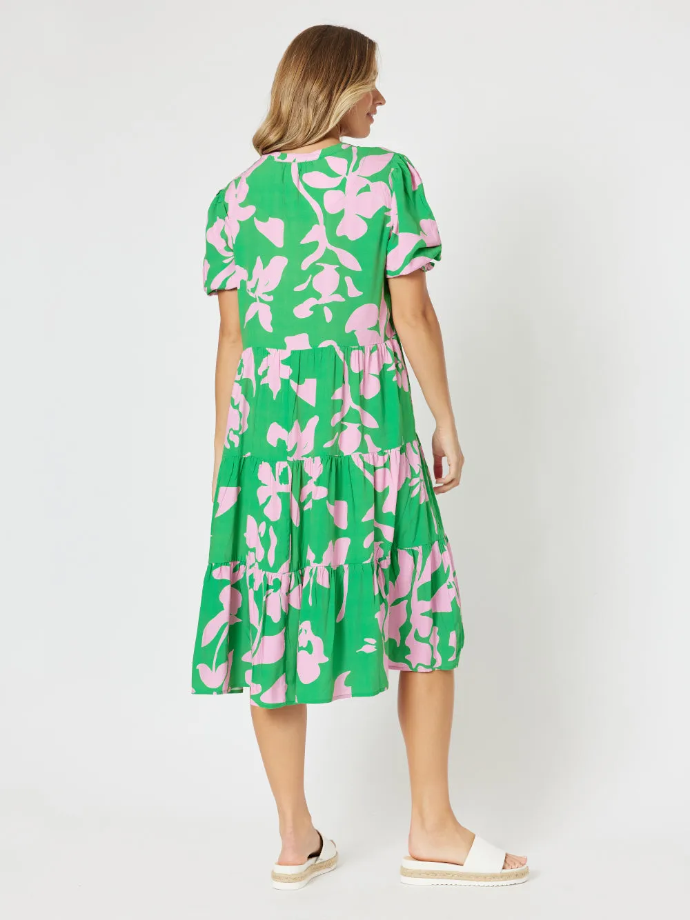 Threadz Spring Dress Emerald