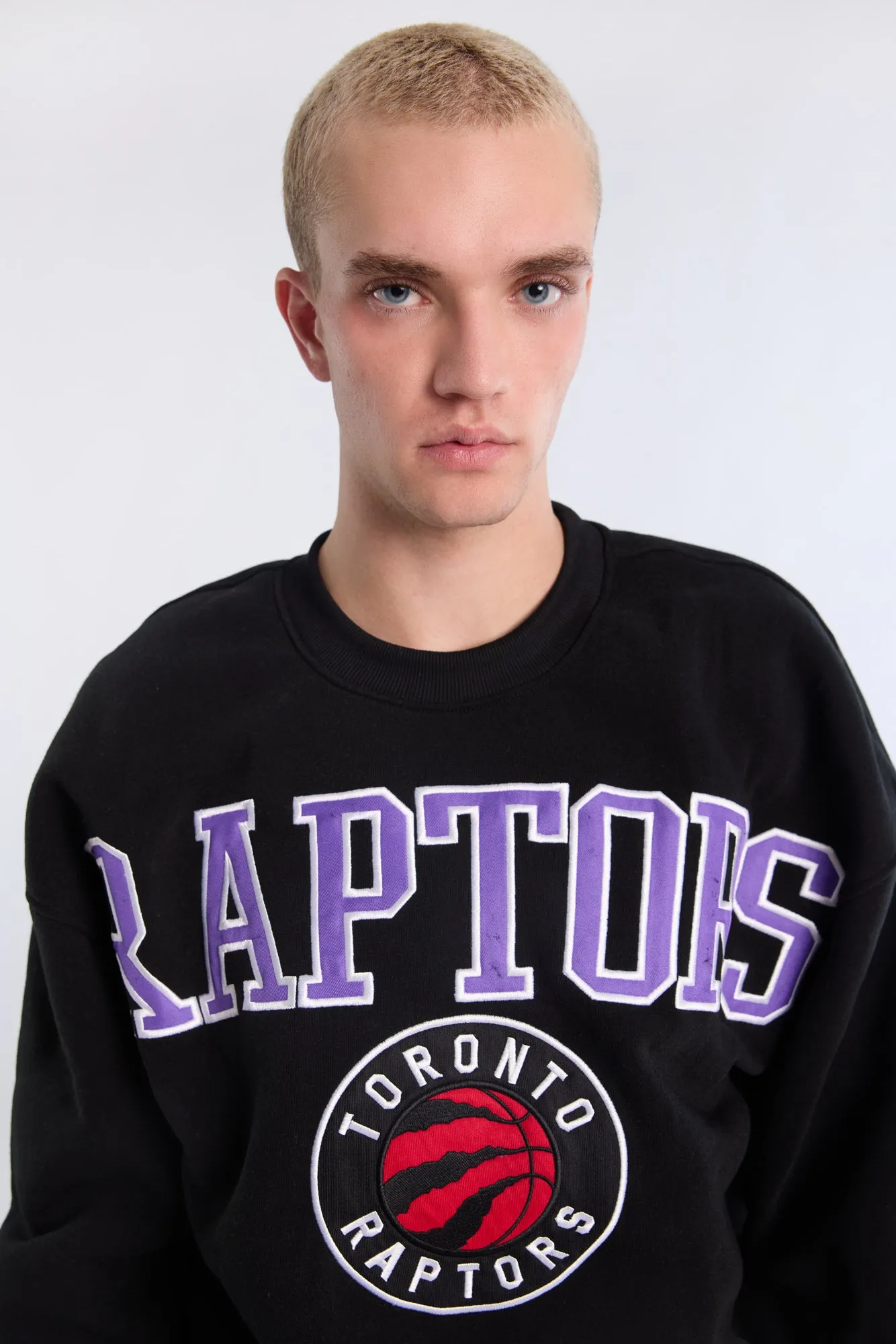 Toronto Raptors Graphic Crew Neck Oversized Sweatshirt