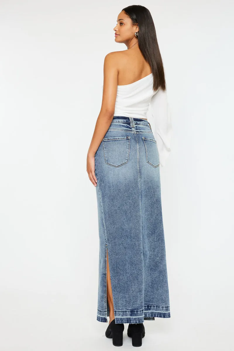 Tracy Maxi Denim Skirt