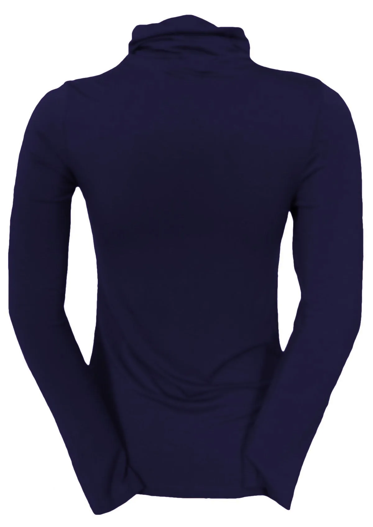 Turtleneck Top Navy Blue