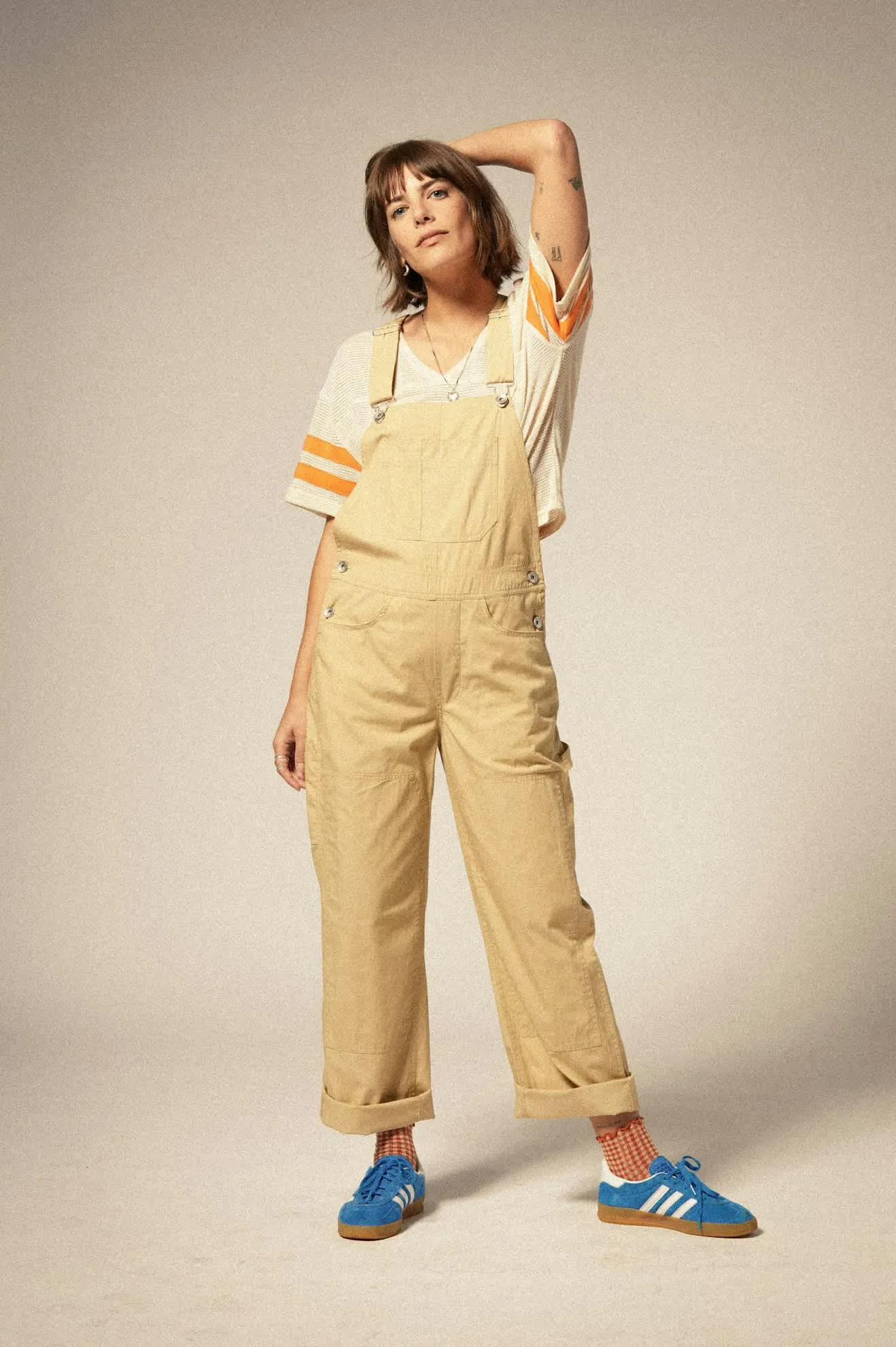 Utility Overall - Pale Khaki