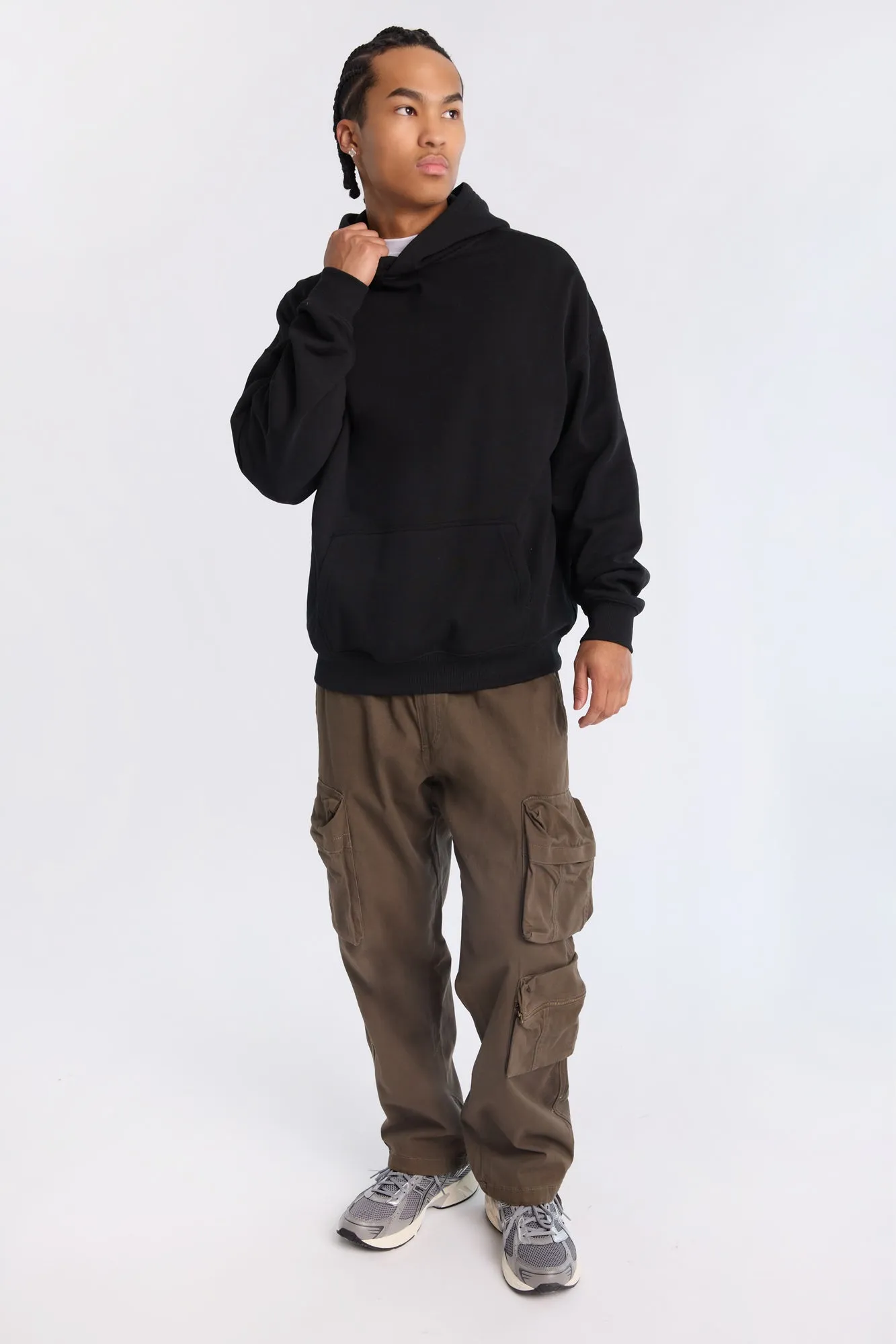 Utility Zip Cargo Twill Pants