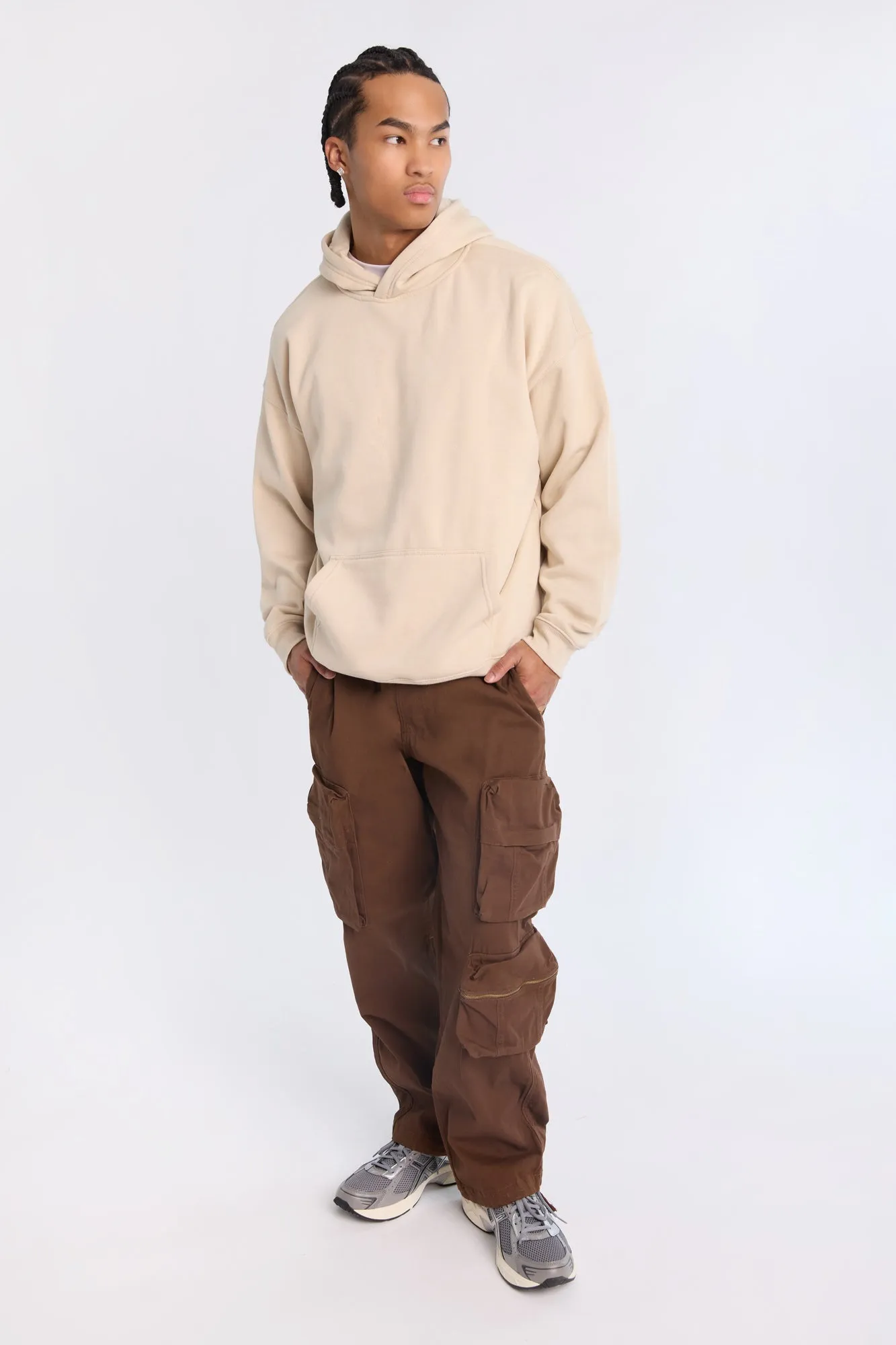 Utility Zip Cargo Twill Pants