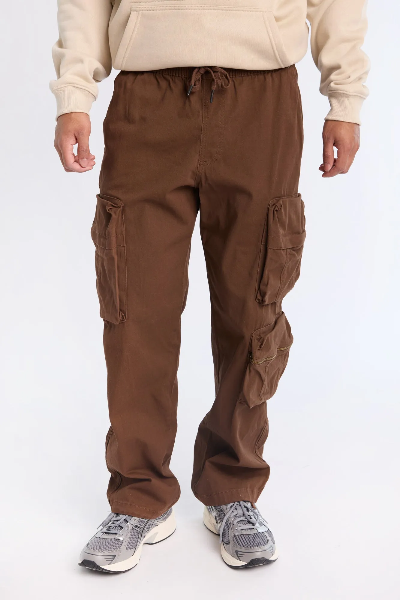 Utility Zip Cargo Twill Pants