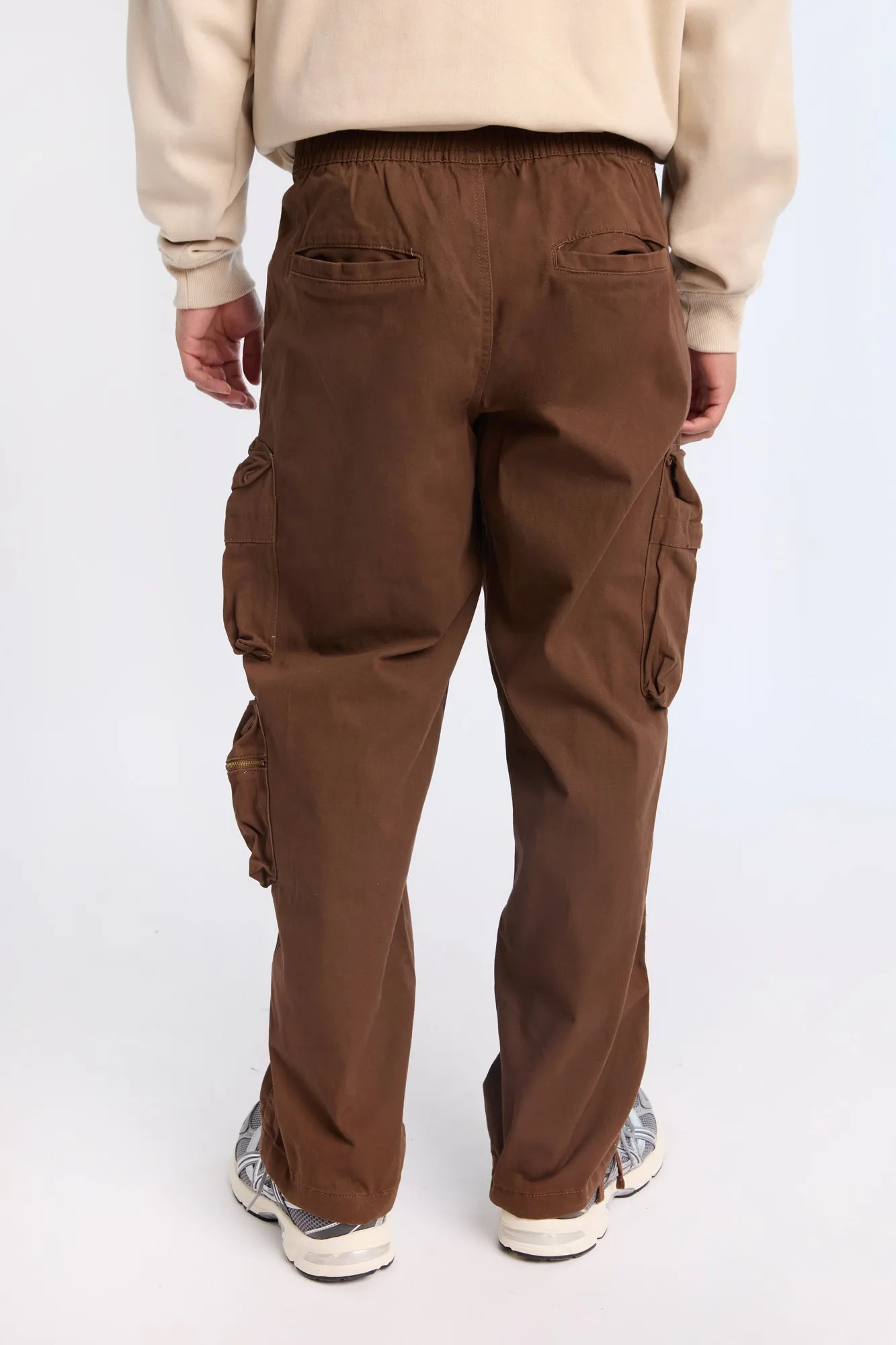 Utility Zip Cargo Twill Pants