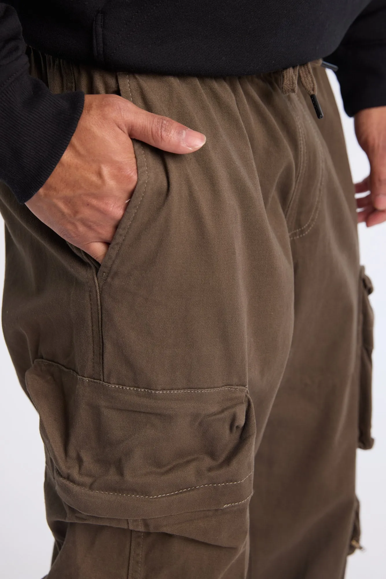 Utility Zip Cargo Twill Pants