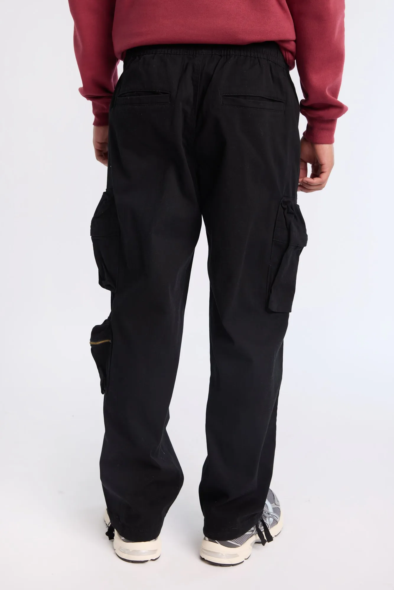 Utility Zip Cargo Twill Pants