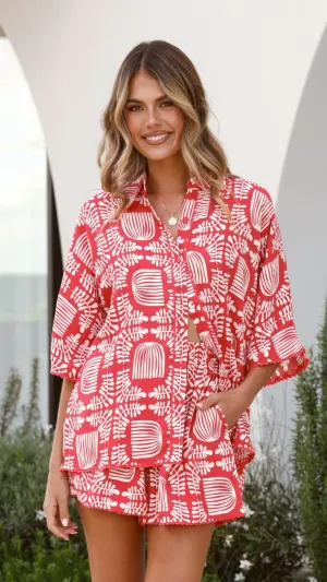 Venice Shirt - Red Sea