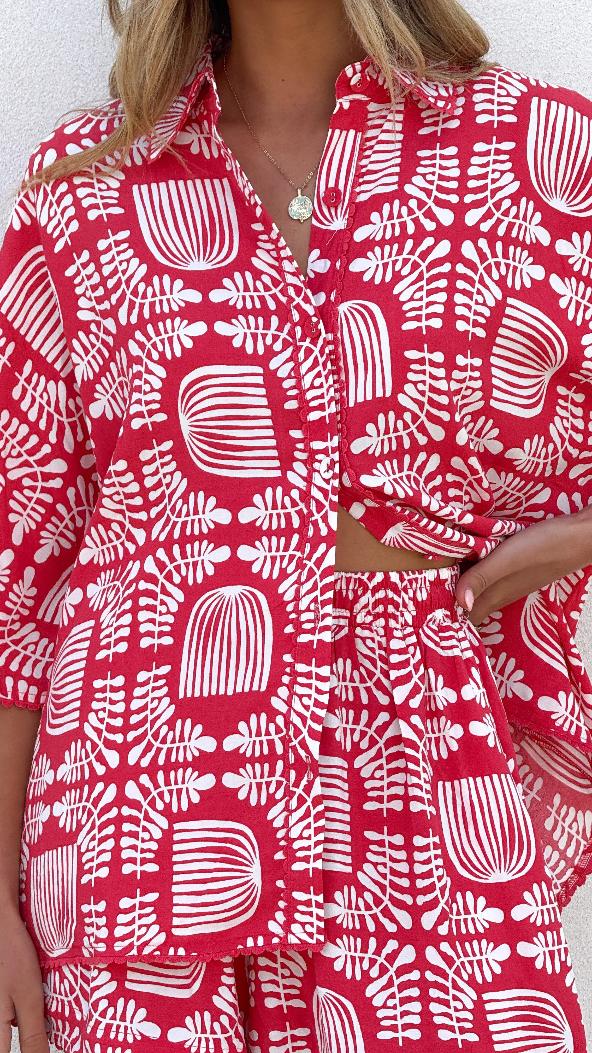 Venice Shirt - Red Sea