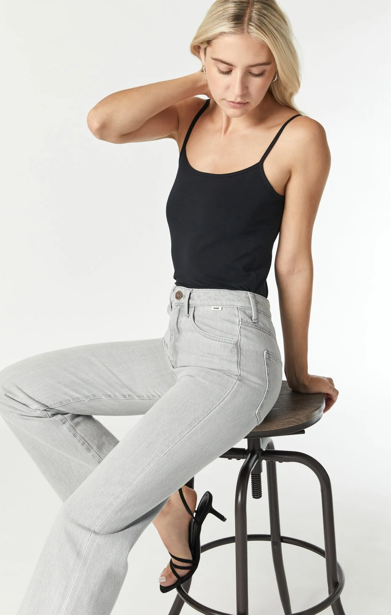 VICTORIA WIDE LEG IN STONE NATURAL DYE