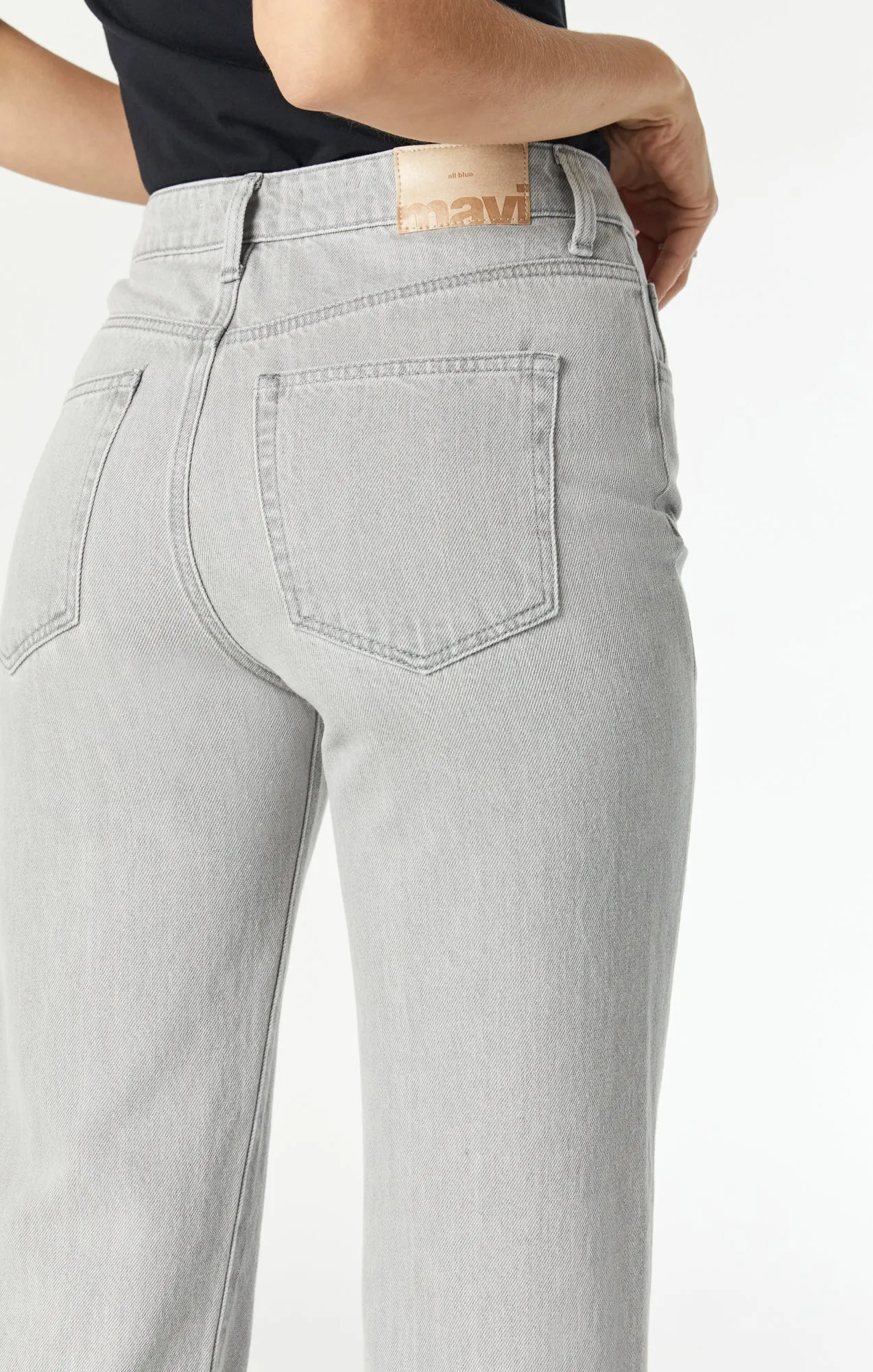 VICTORIA WIDE LEG IN STONE NATURAL DYE