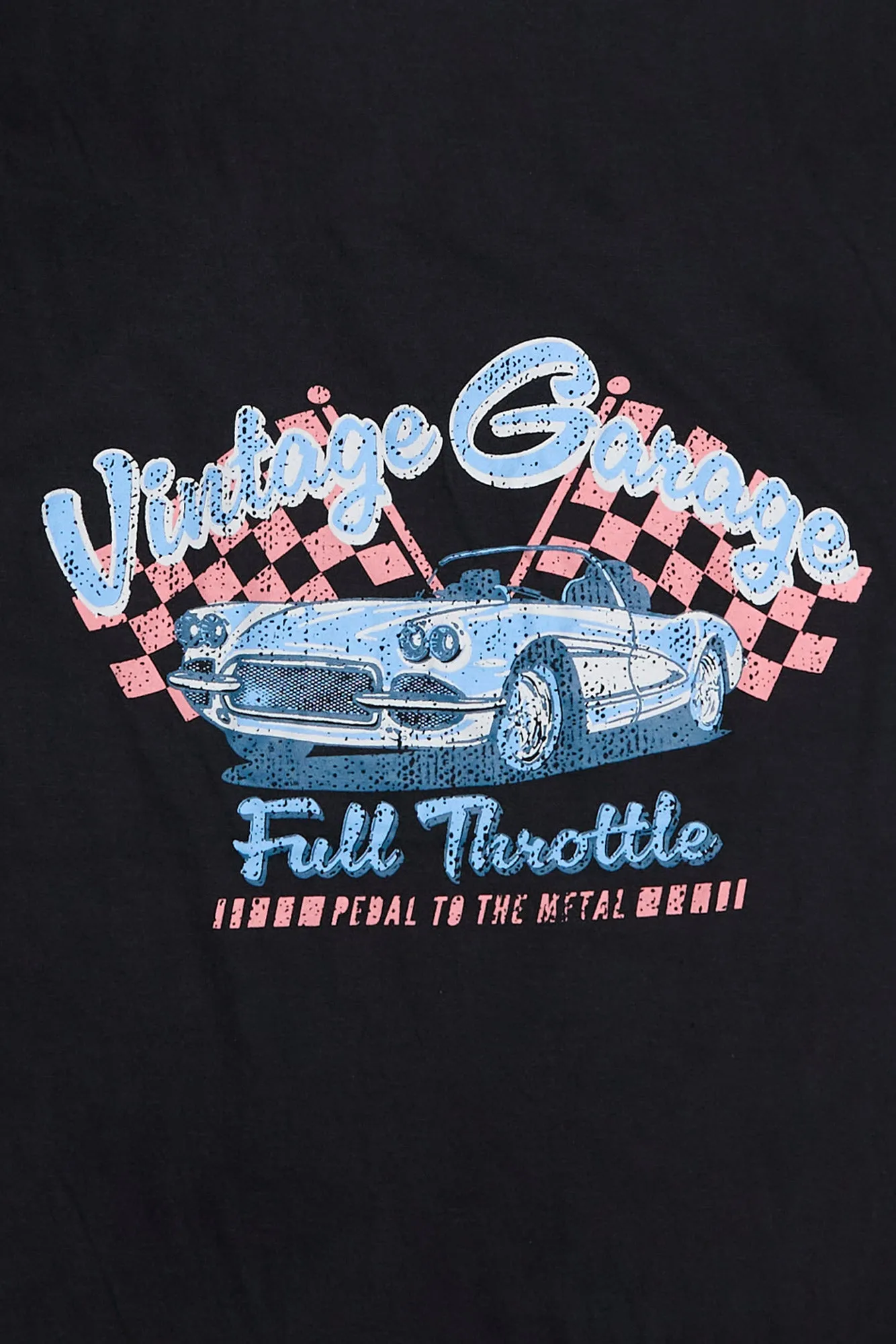 Vintage Garage Full Throttle Graphic Relaxed Tee