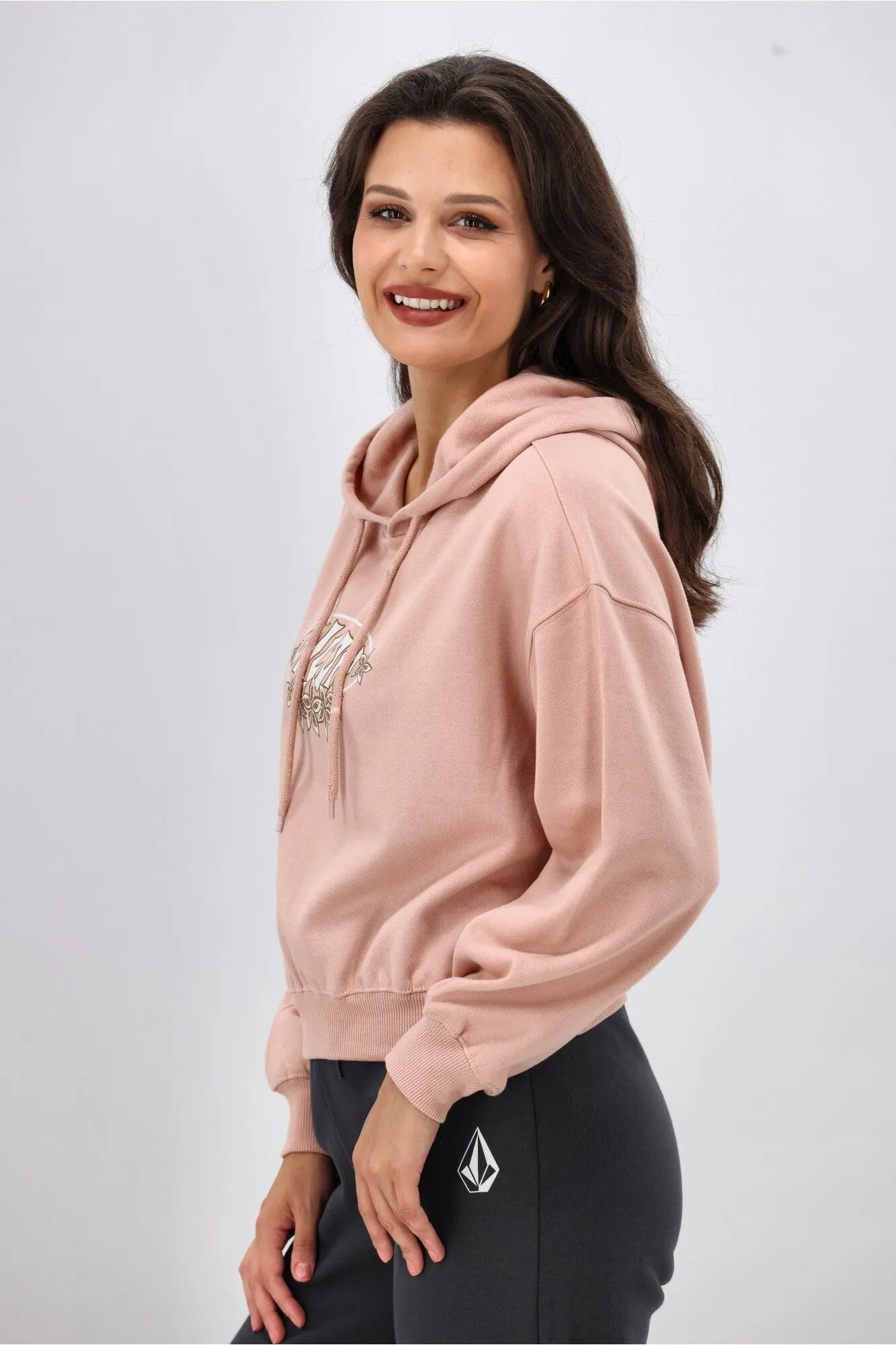 Volcom Beach Bum Crop Misty Rose