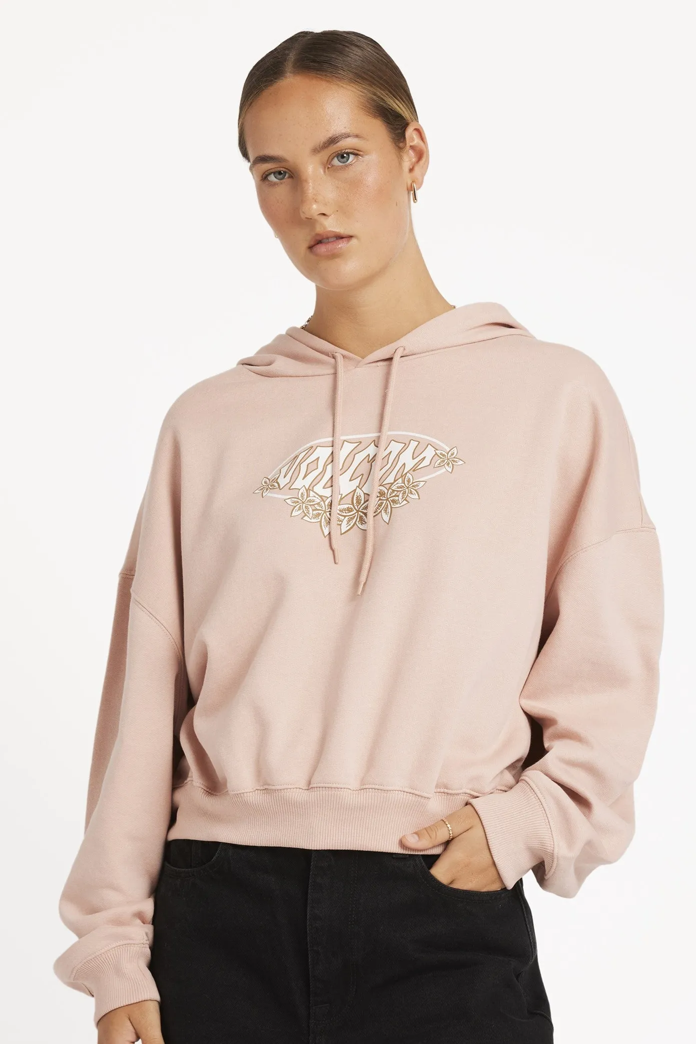 Volcom Beach Bum Crop Misty Rose