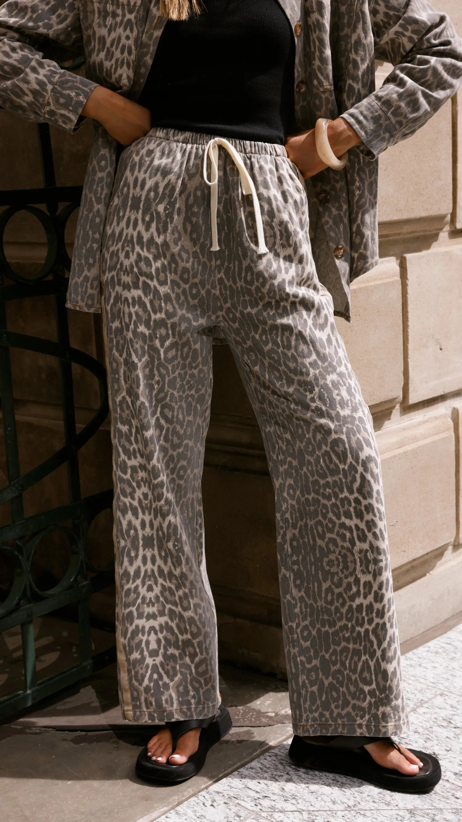 Vox Pants - Leopard Print