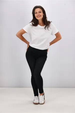 Wakee Denim Moxy Pull On Jean Black