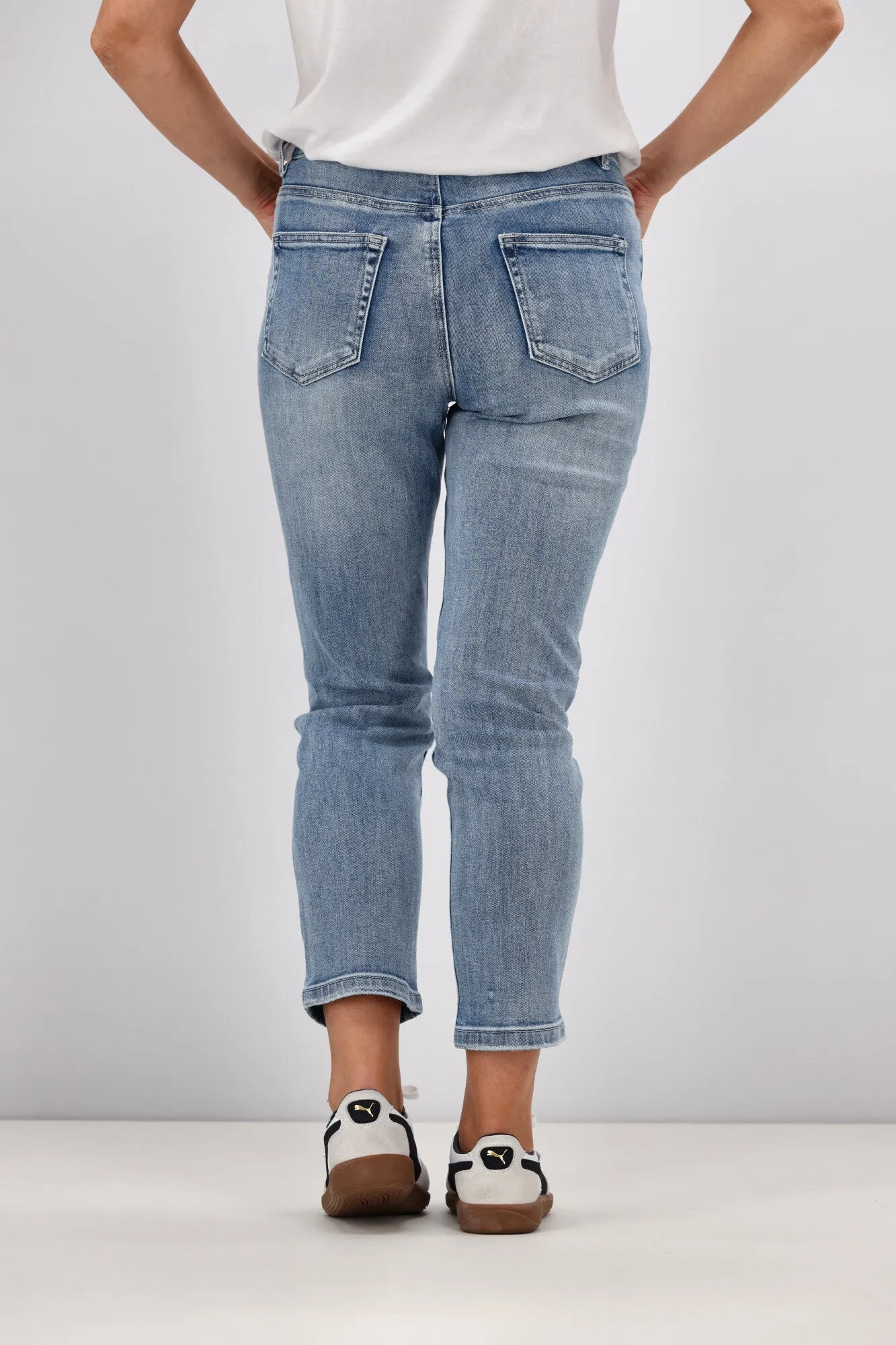 Wakee Denim Scarlett Jeans Washed Blue