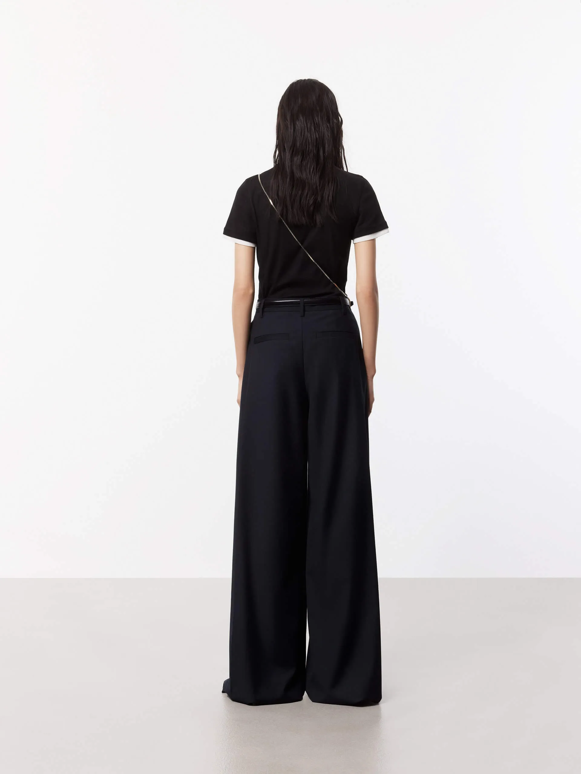 Wide Leg Pleated Pants