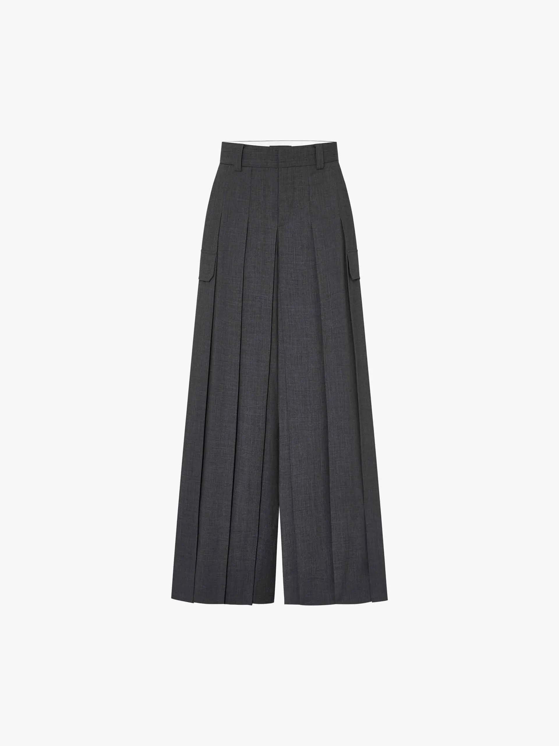 Wide Leg Pleated Pants